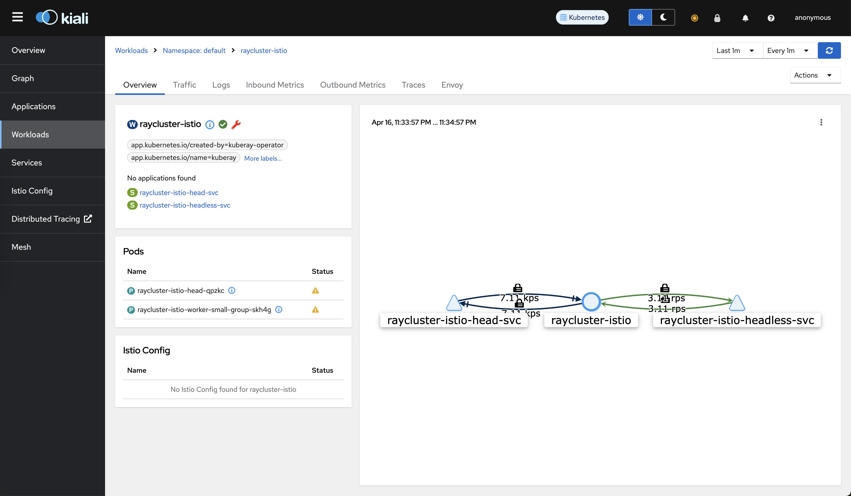 Istio Kiali Overview